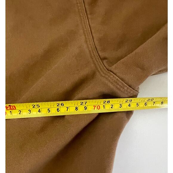 Carhartt Mens 3XL Distressed Flannel Lined Double Pocket Shirt Jacket - Picture 5 of 7